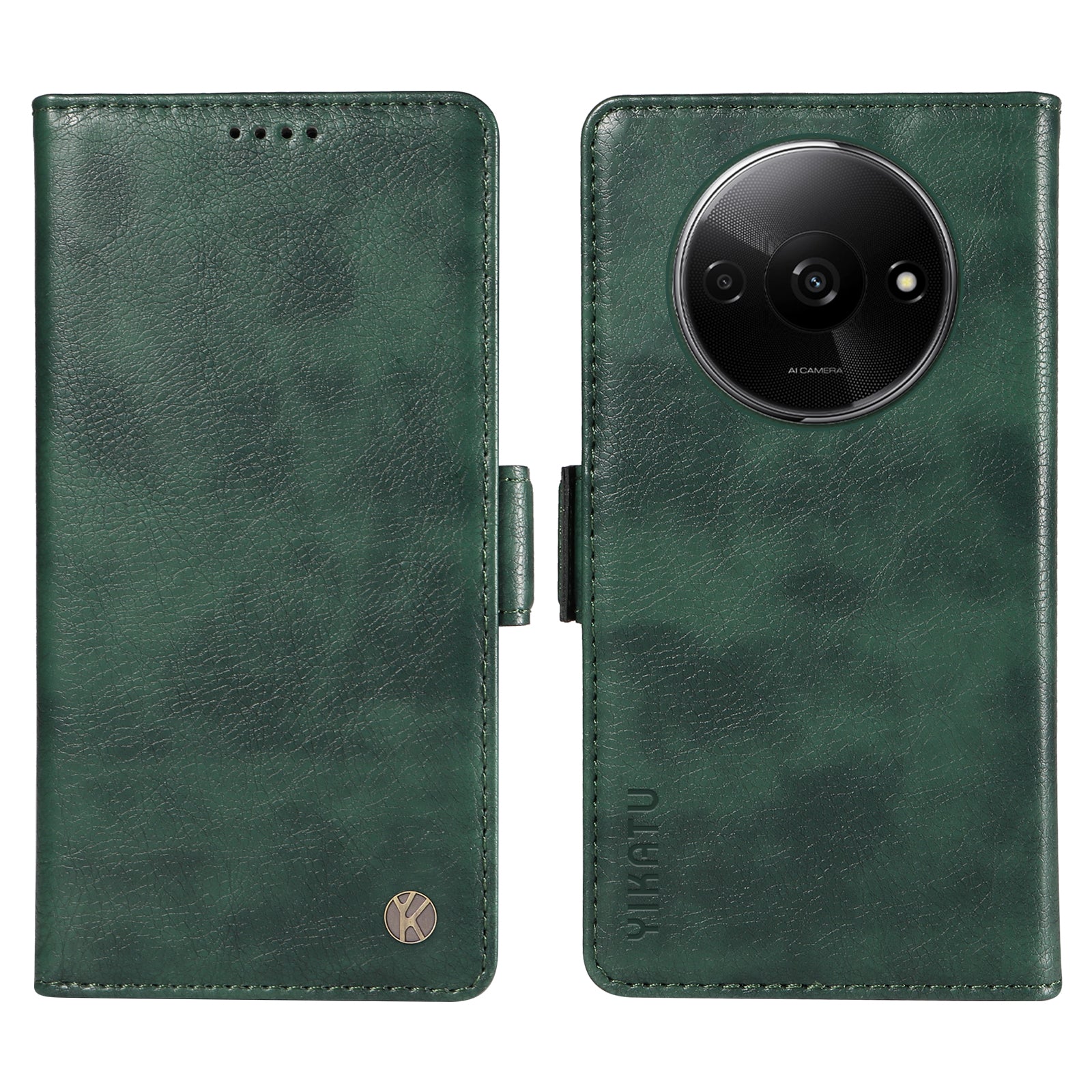 YIKATU YK-007 For Xiaomi Redmi A3 / Poco C61 4G Wallet Case PU Leather+TPU Interior Protective Phone Cover YIKATU YK-007 For Xiaomi Redmi A3 / Poco C61 4G Wallet Case PU Leather+TPU Interior Protective Phone Cover